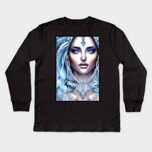 ice queen Kids Long Sleeve T-Shirt